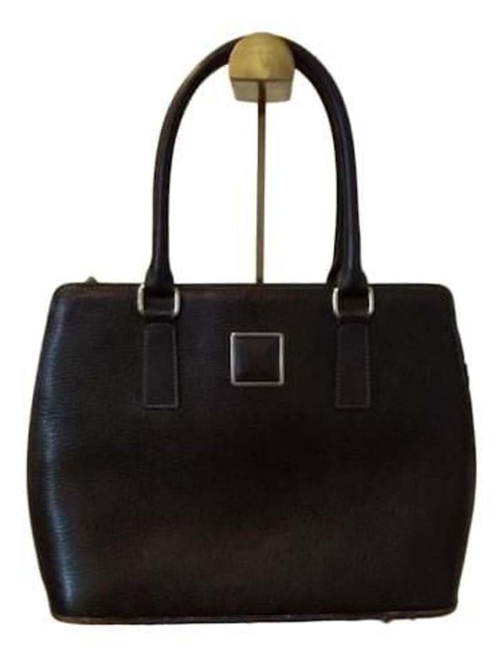 Nina Ricci Brown Top Handle Handbag with Crossbody Strap